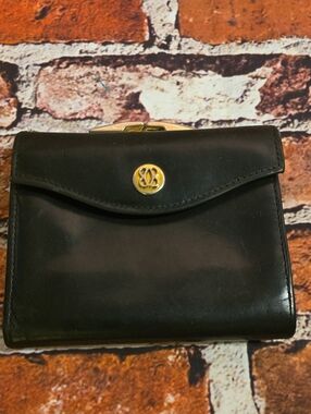 Bosca Vintage Black Leather Wallet